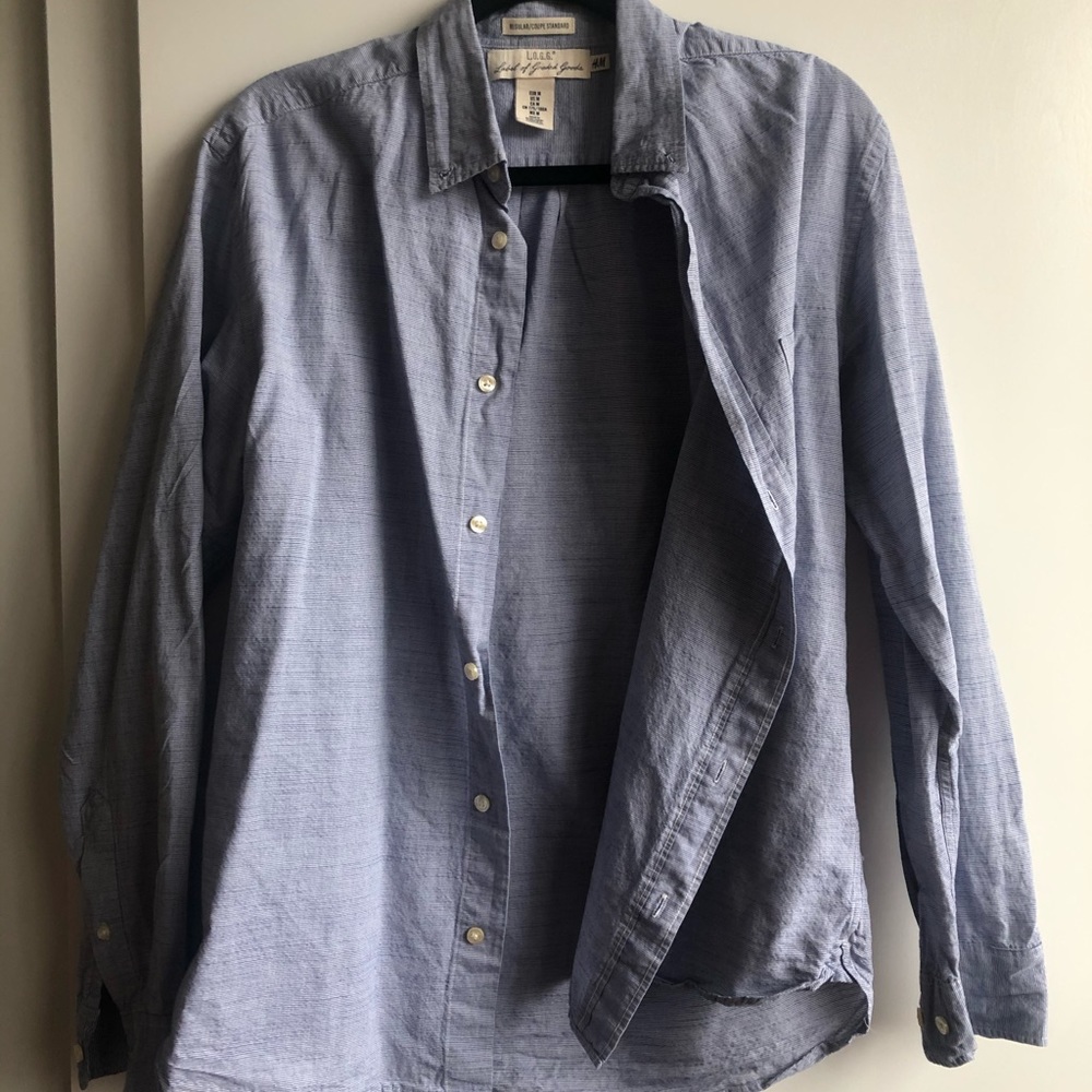 Linen button up shirt